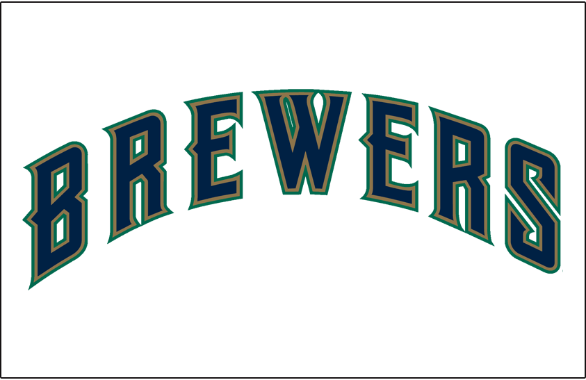 Milwaukee Brewers 1998-1999 Jersey Logo fabric transfer version 2